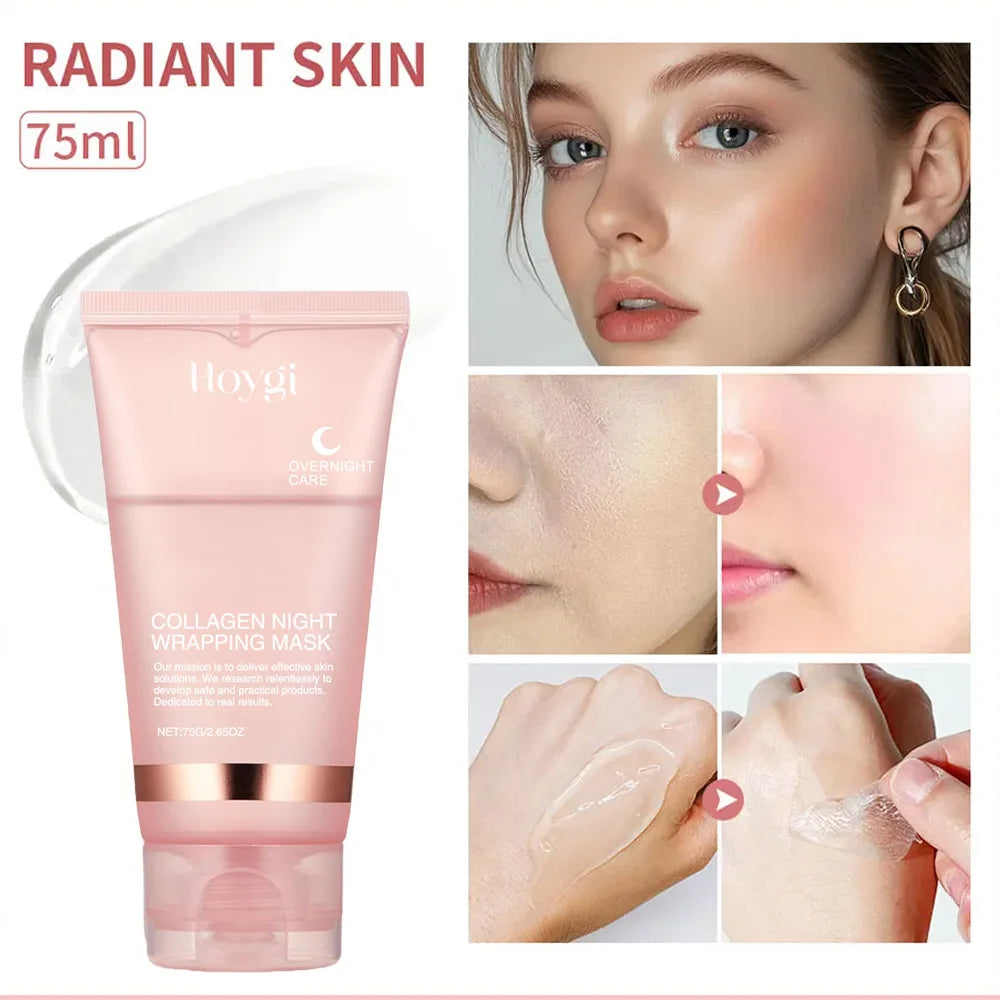 Collagen Korean Overnight Wrapping Peel Off Facial Mask
