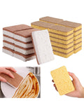 Biodegradable compostable cellulose and coconut scrubbing sponge