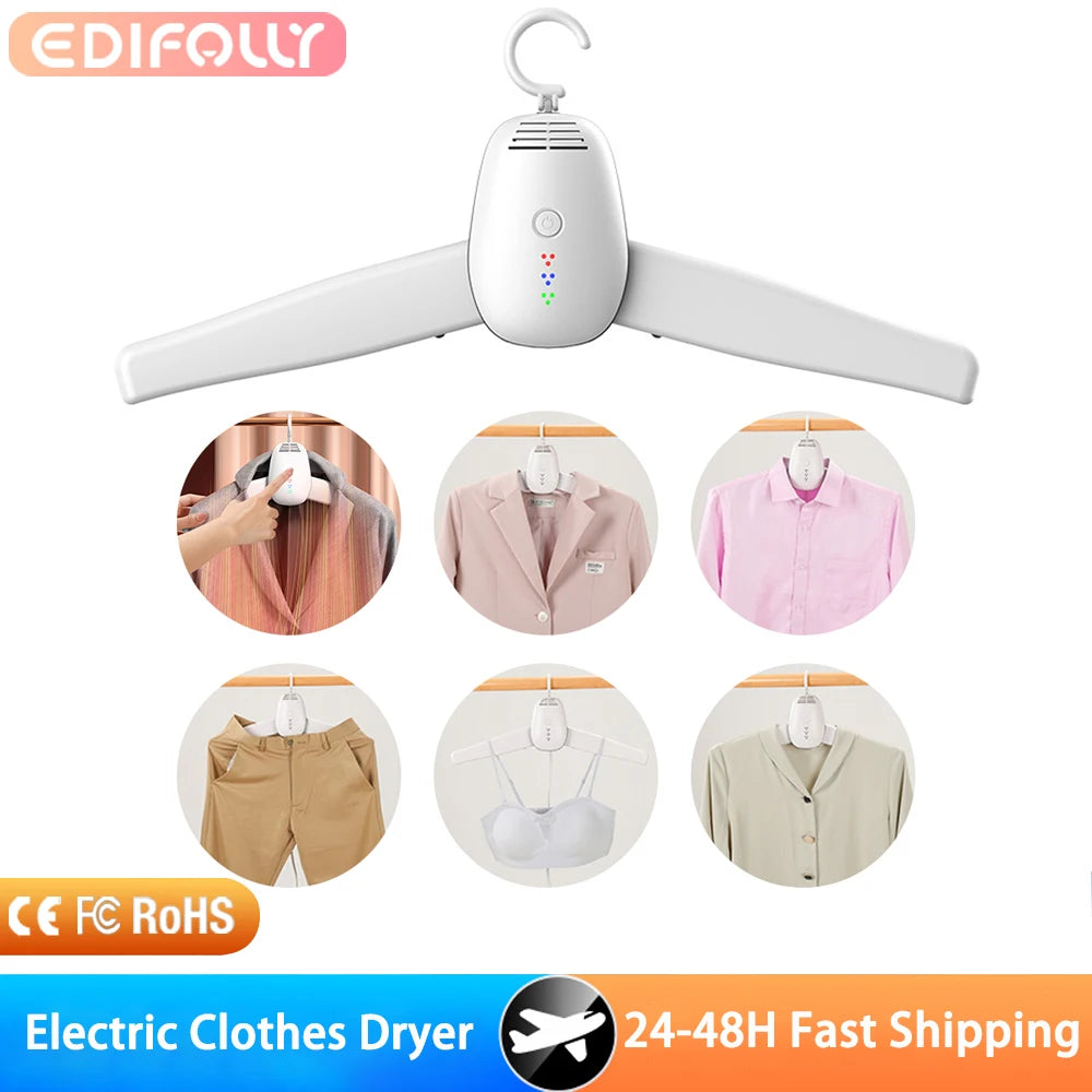 110-220V Mini Electric Portable Heated Clothes Dryer