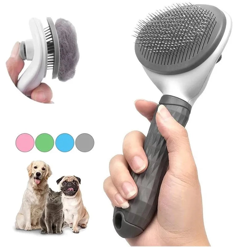Brush for Pets Self Cleaning Hair Remover Brush