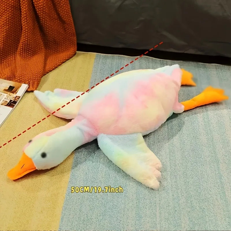 50cm Soft Colorful Duck Plush Toy Pet Companion Anxiety Relief