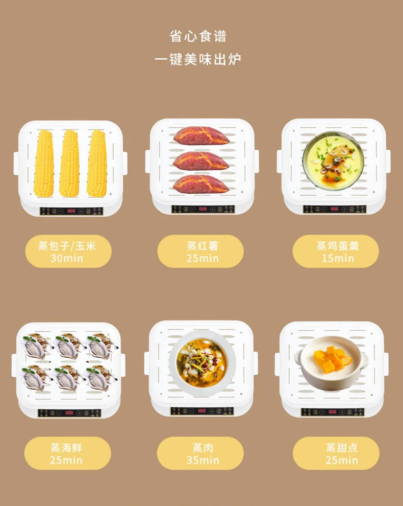 3 Tier Large Capacity Electric Steamer