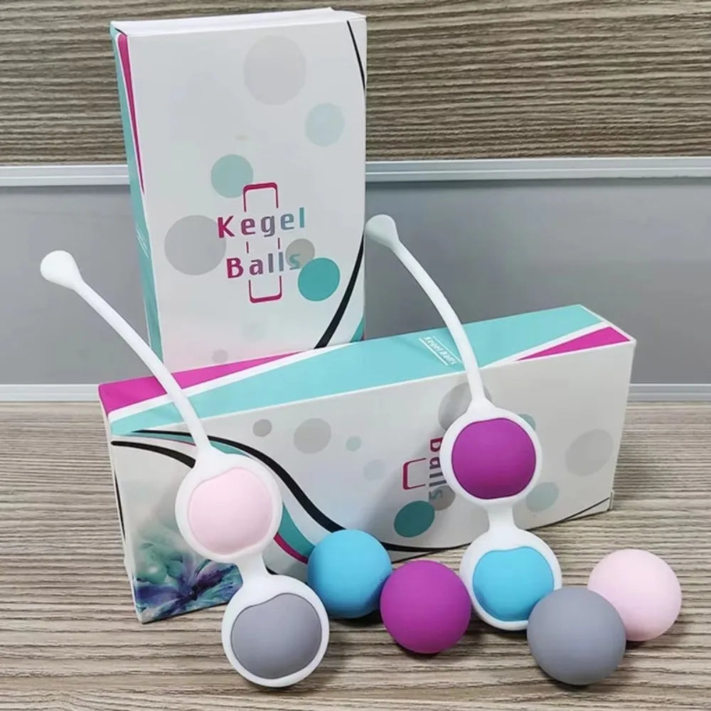 6 Kegel Exercise Weights Exercise Kit Trainer for Vaginal Shrink Exercises