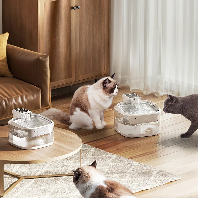 Auto Circulation Wireless/Battery Operated Eco-Friendly Pet Water Dispenser