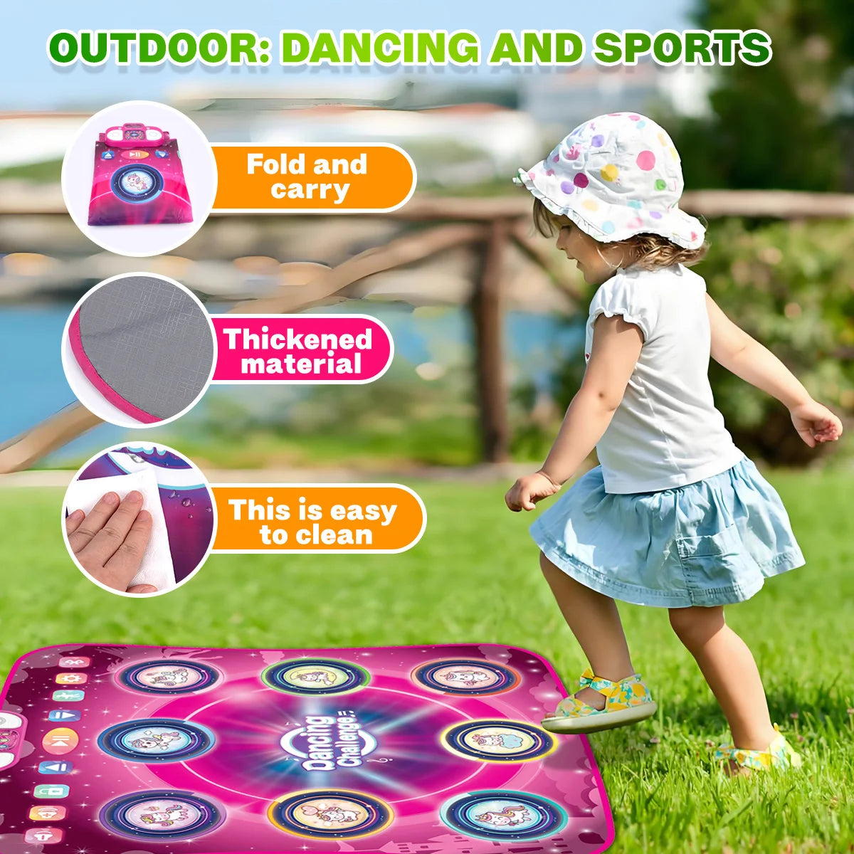 Children's Music Mat, Dance Mat, Floor Keyboard Music Mat