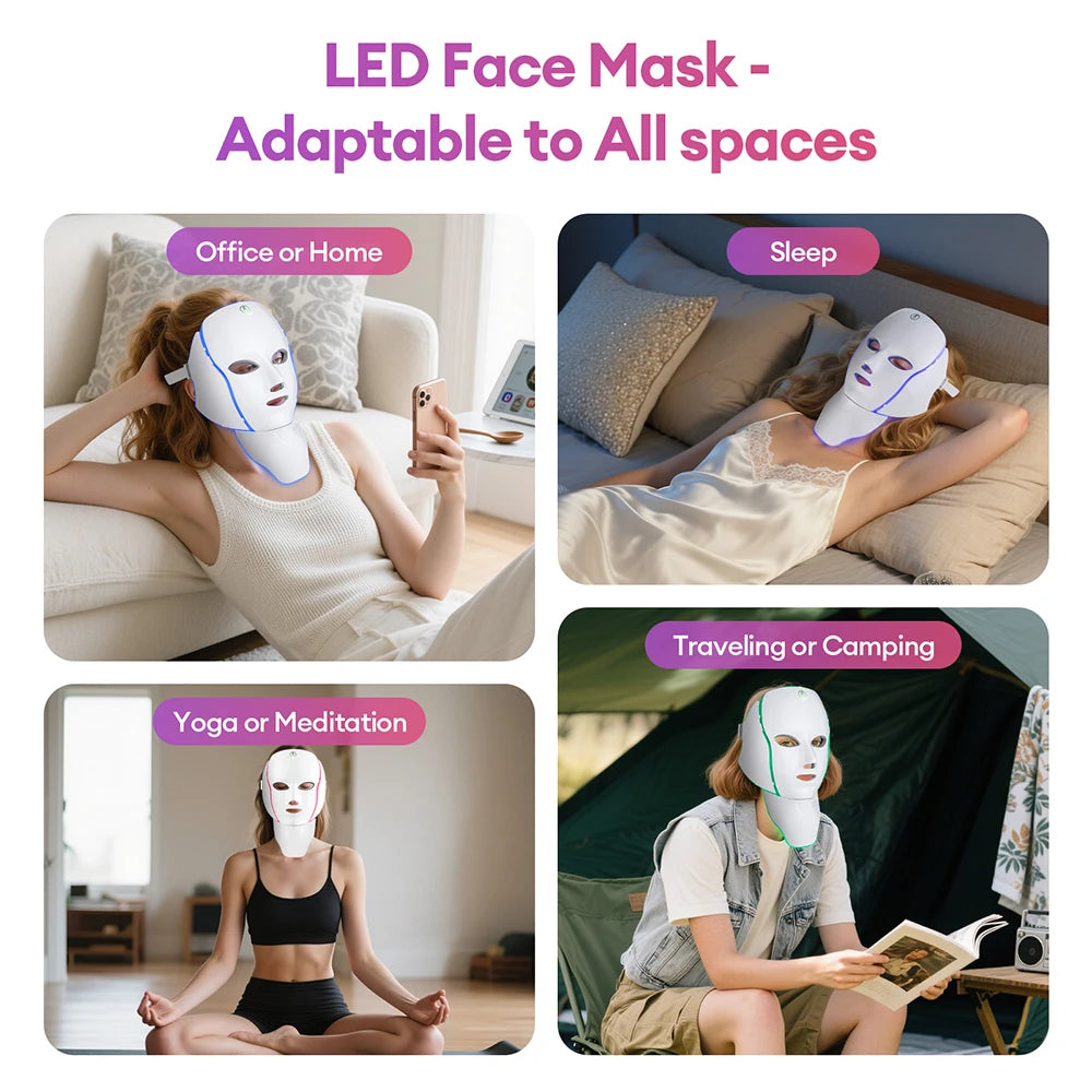 Beauty Mask 7 Colors Light LED Mask Photon Red Light