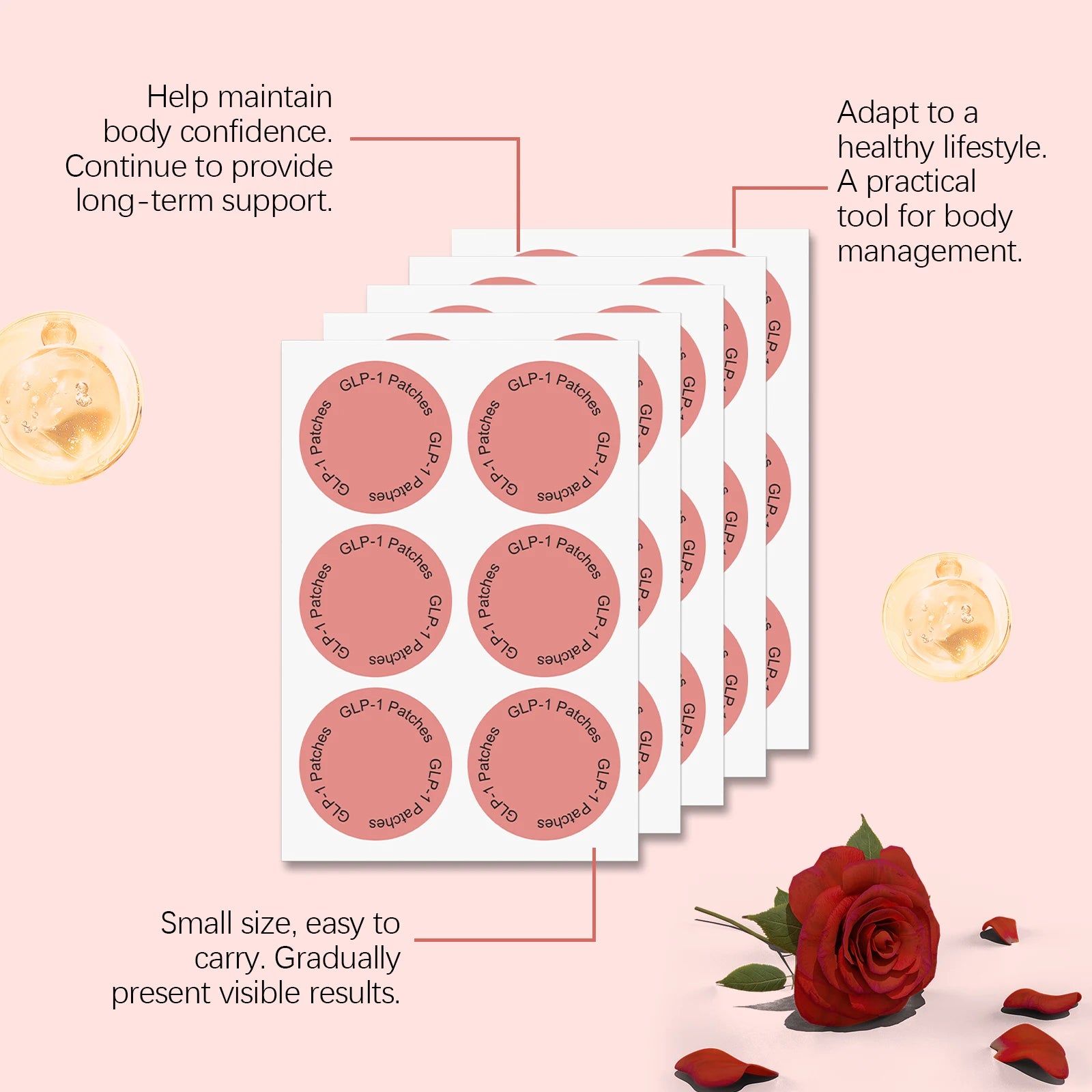 Body Shaping GLP-1 Patches Fat Burning