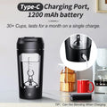 22Oz Electric  Shaker Bottles USB-Rechargeable