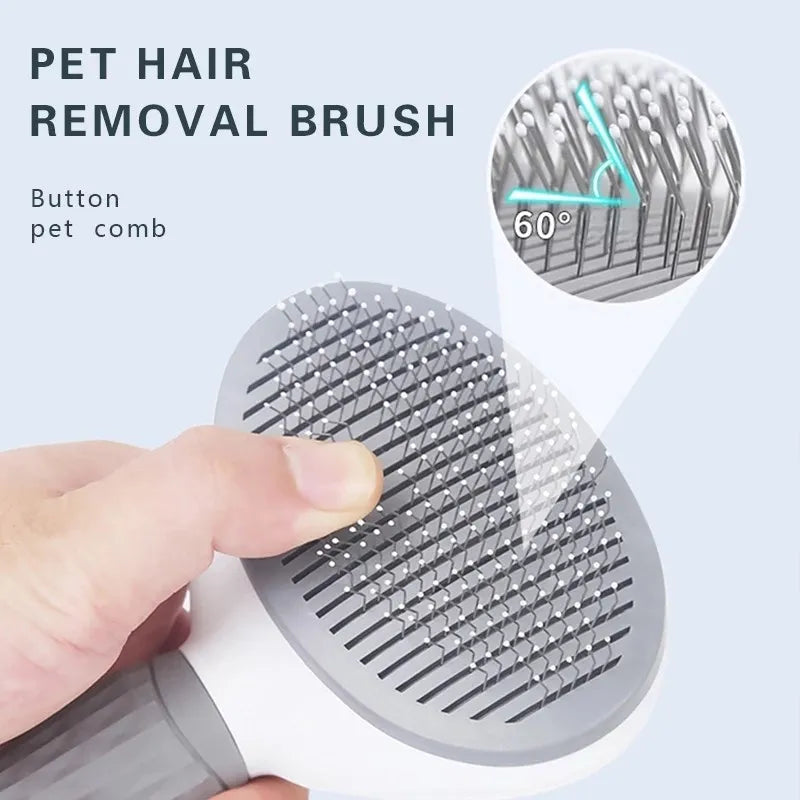 Brush for Pets Self Cleaning Hair Remover Brush