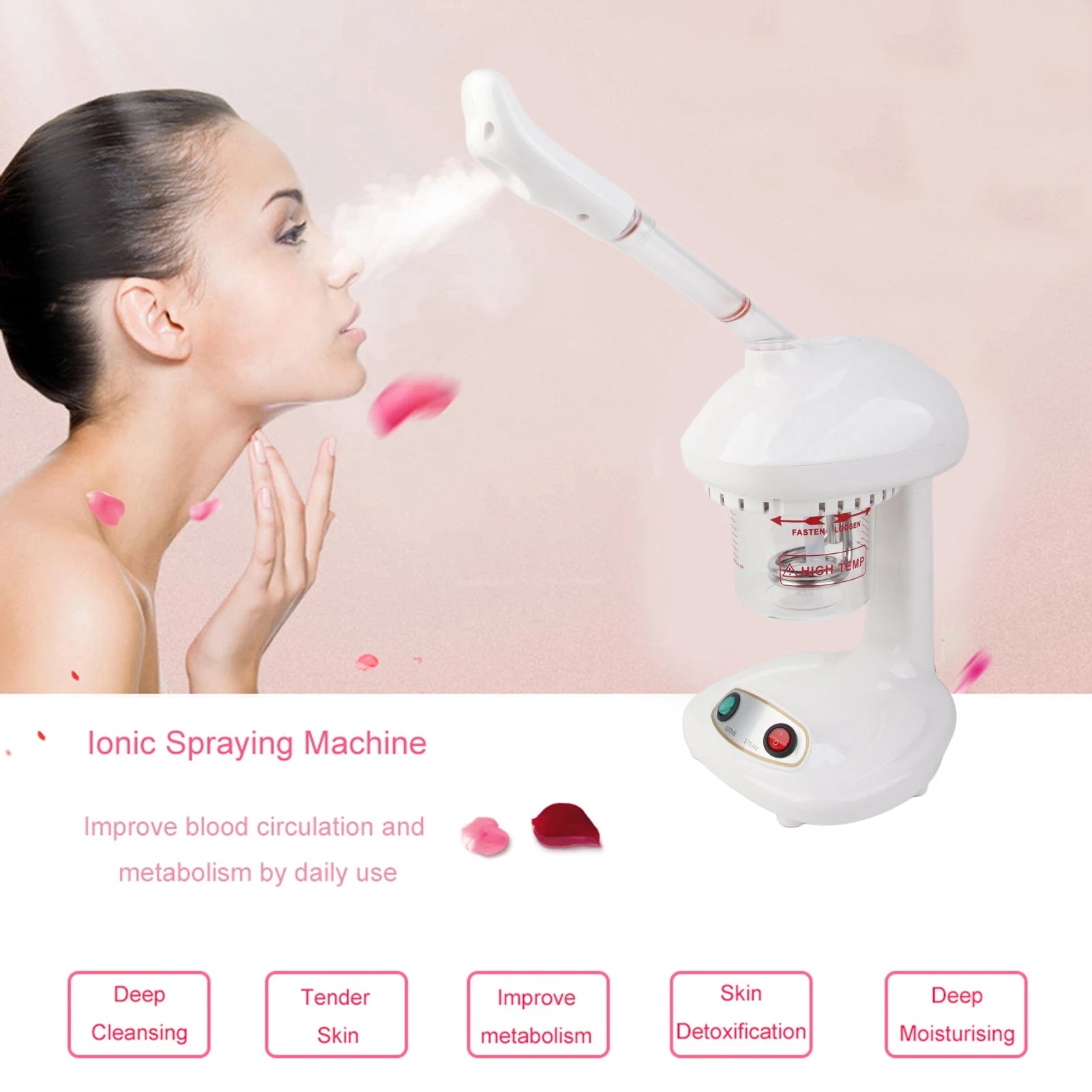 110V Ionic Spraying Machine Facial Steamer