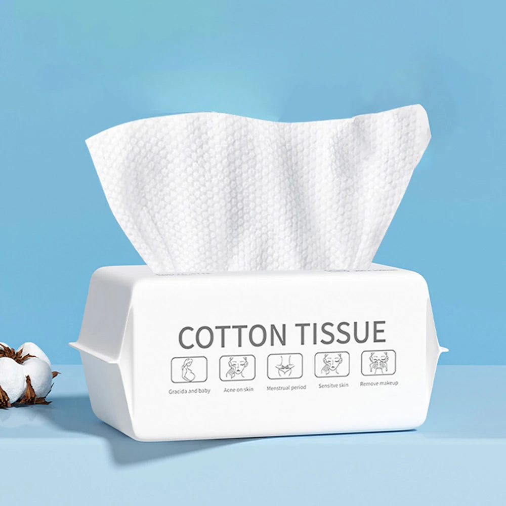 100PCS Natural Disposable Face Towel