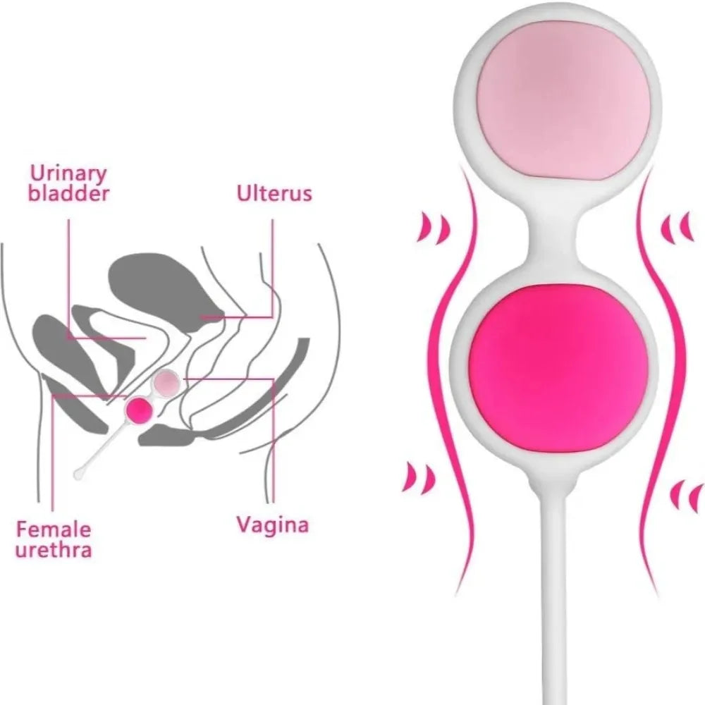 6 Kegel Exercise Weights Exercise Kit Trainer for Vaginal Shrink Exercises
