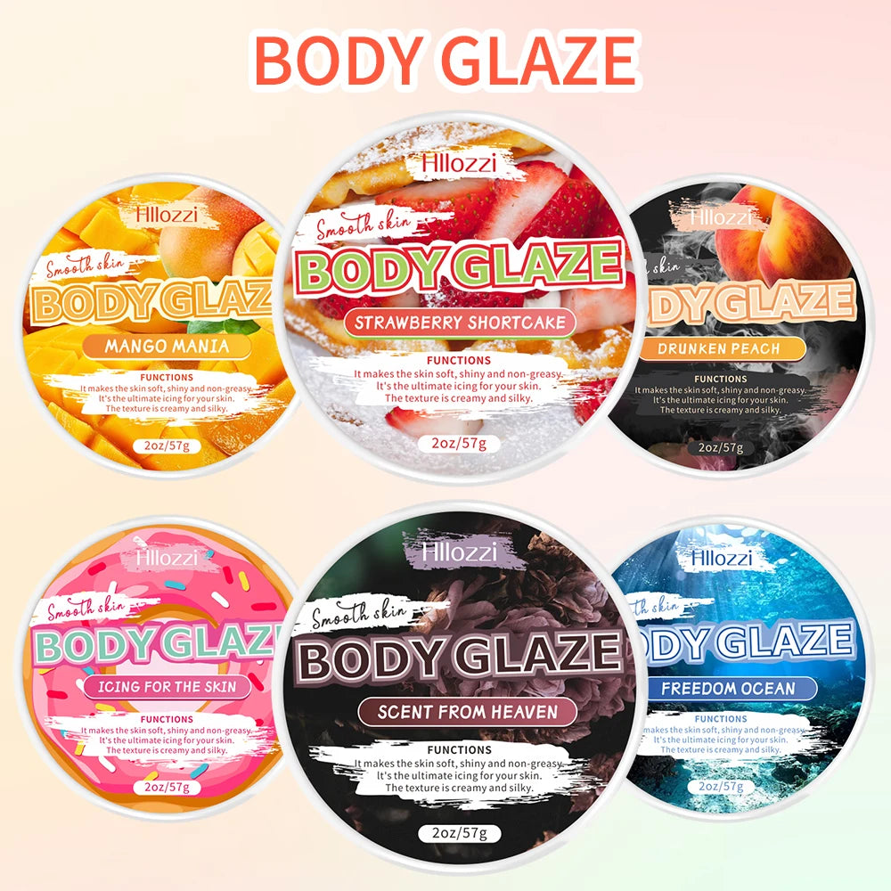 Body Glaze & Body Oil Combination for Massaging and Moisturizing