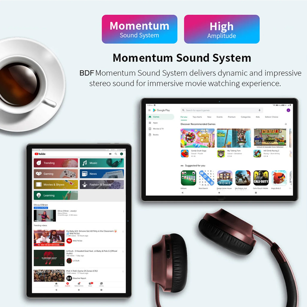 Android Pad 10.1 Inch Octa Core 4GB RAM 64GB ROM WiFi Bluetooth Dual SIM