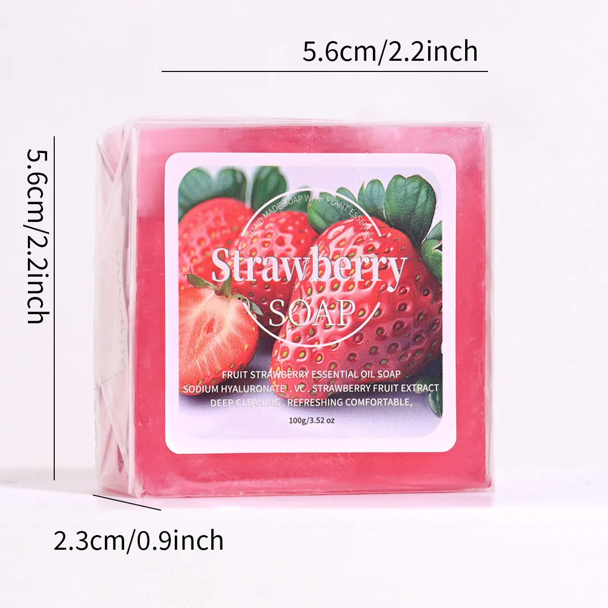 B+Fruit Strawberry Plant Essential Oil Soap