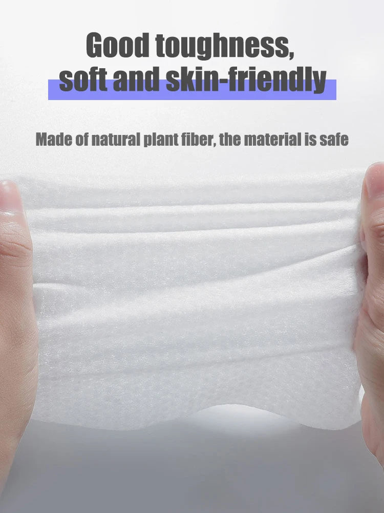 100PCS Natural Disposable Face Towel