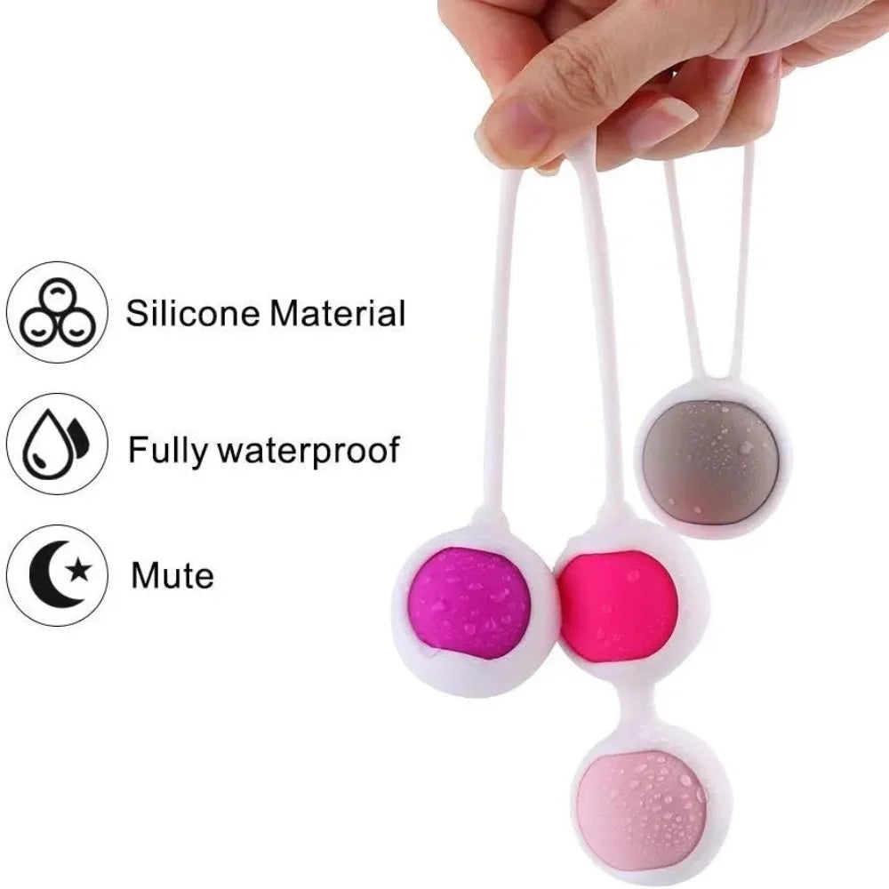 6 Kegel Exercise Weights Exercise Kit Trainer for Vaginal Shrink Exercises