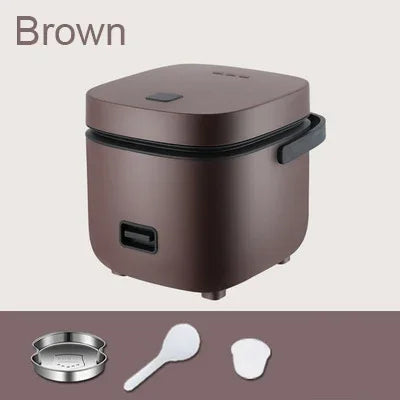 1.2L Mini Electric Rice Cooker Intelligent Automatic Household Kitchen Cooker 1-2 People Small Food Warmer Steamer