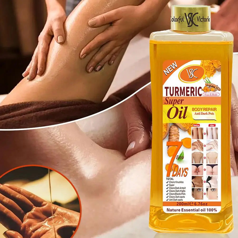 Body oil with Turmeric, Rose and Vitamin C