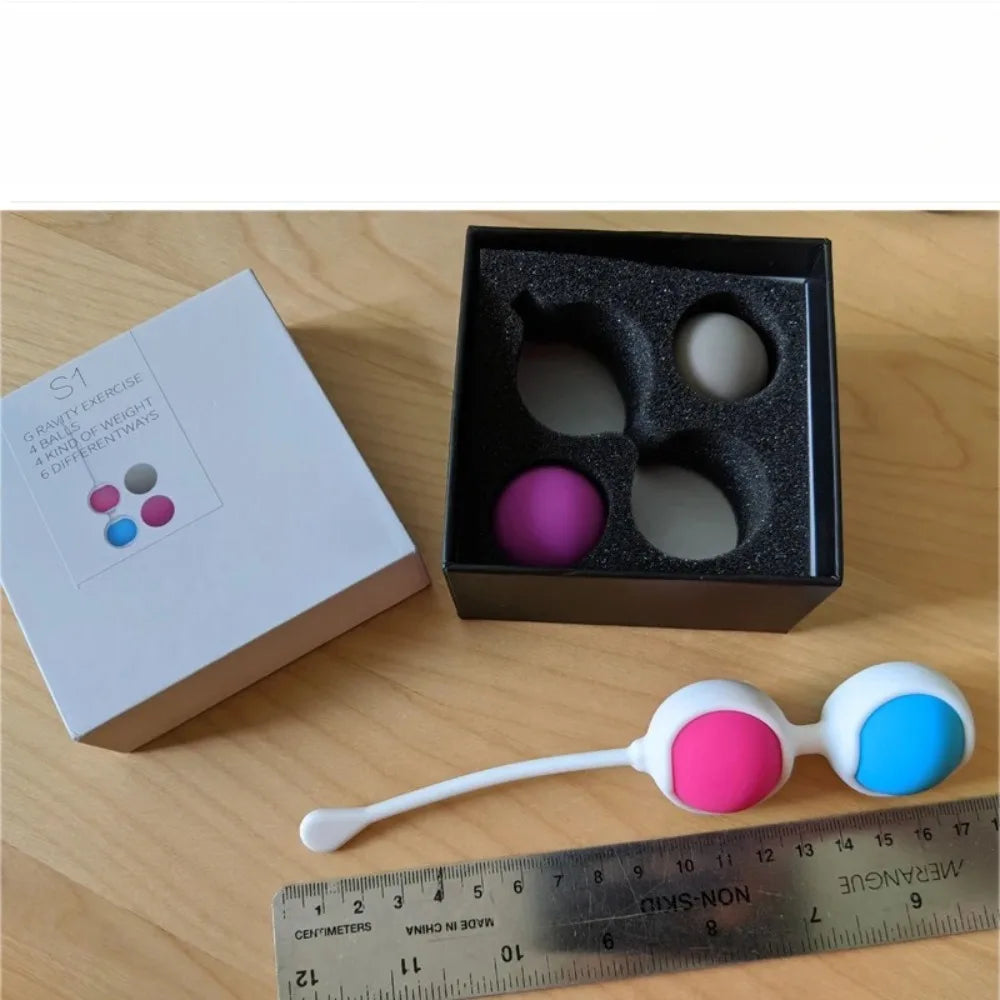 6 Kegel Exercise Weights Exercise Kit Trainer for Vaginal Shrink Exercises