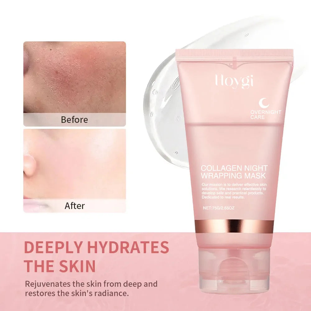 Collagen Korean Overnight Wrapping Peel Off Facial Mask