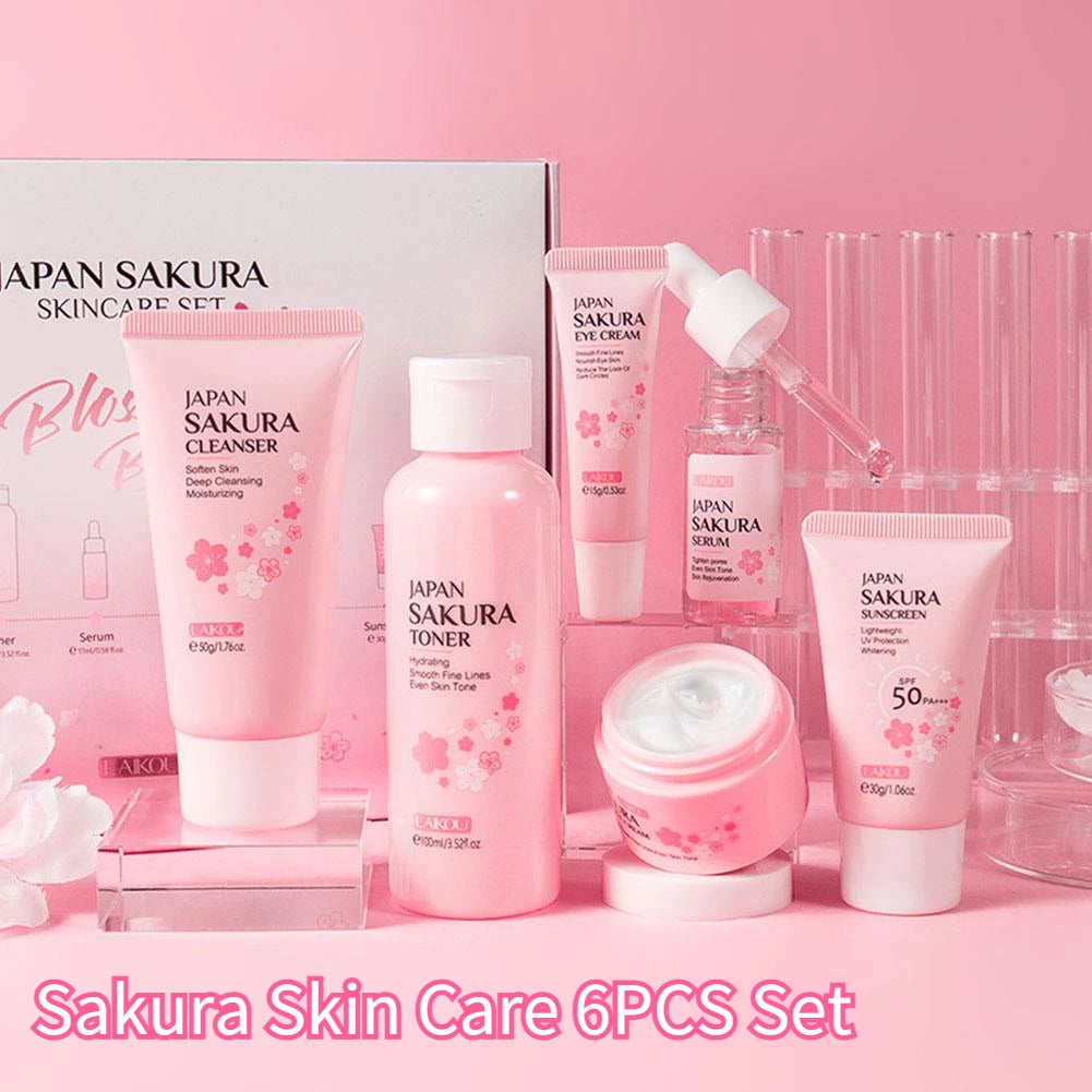 Sakura Skin Care Set 6 pieces