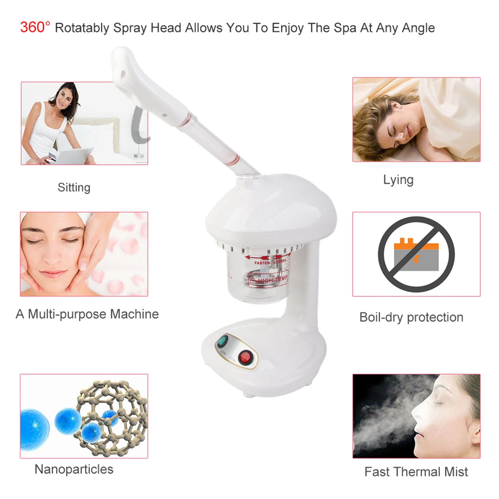 110V Ionic Spraying Machine Facial Steamer