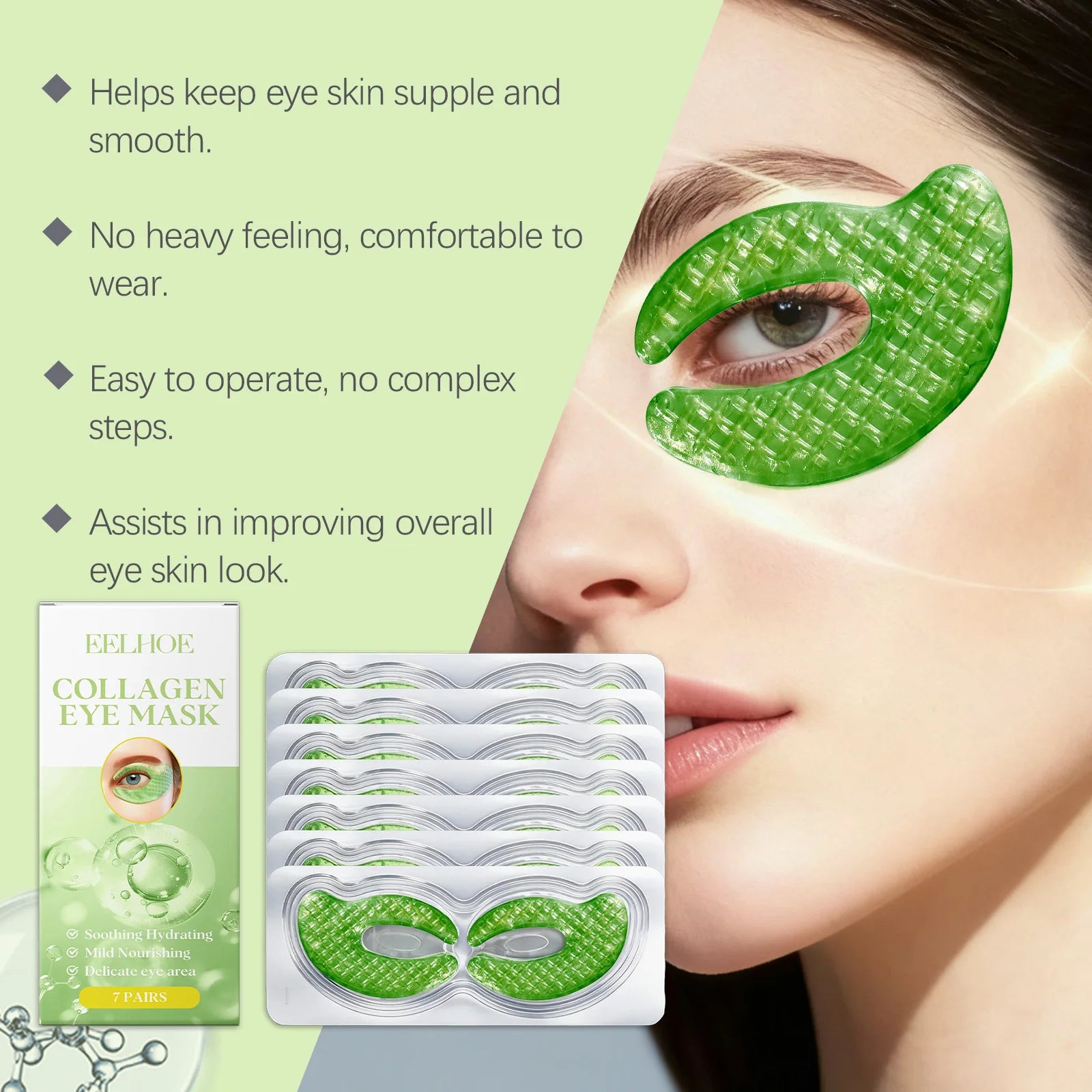 Collagen Eye Mask Patches Moisturizing and Firming