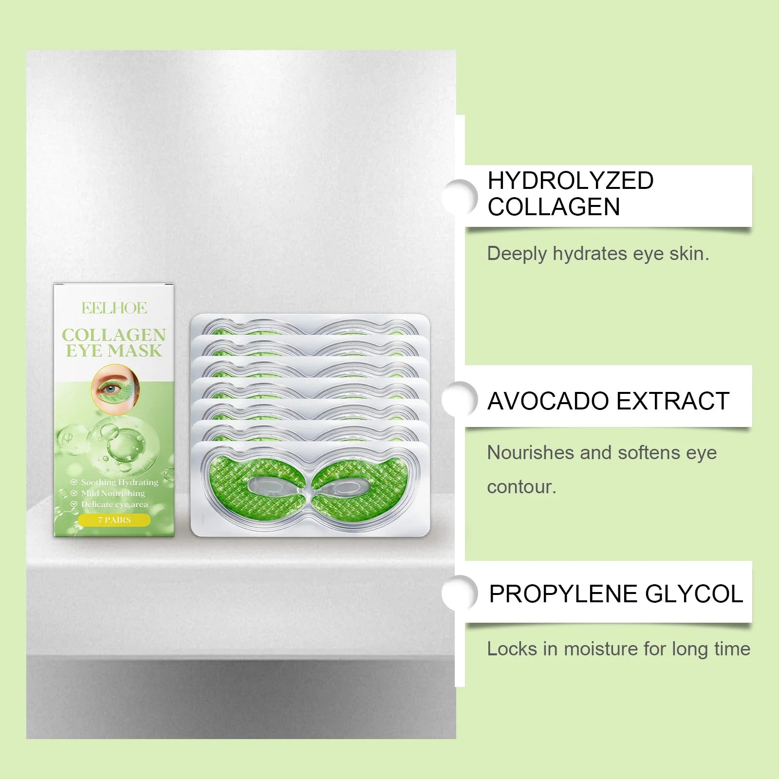 Collagen Eye Mask Patches Moisturizing and Firming