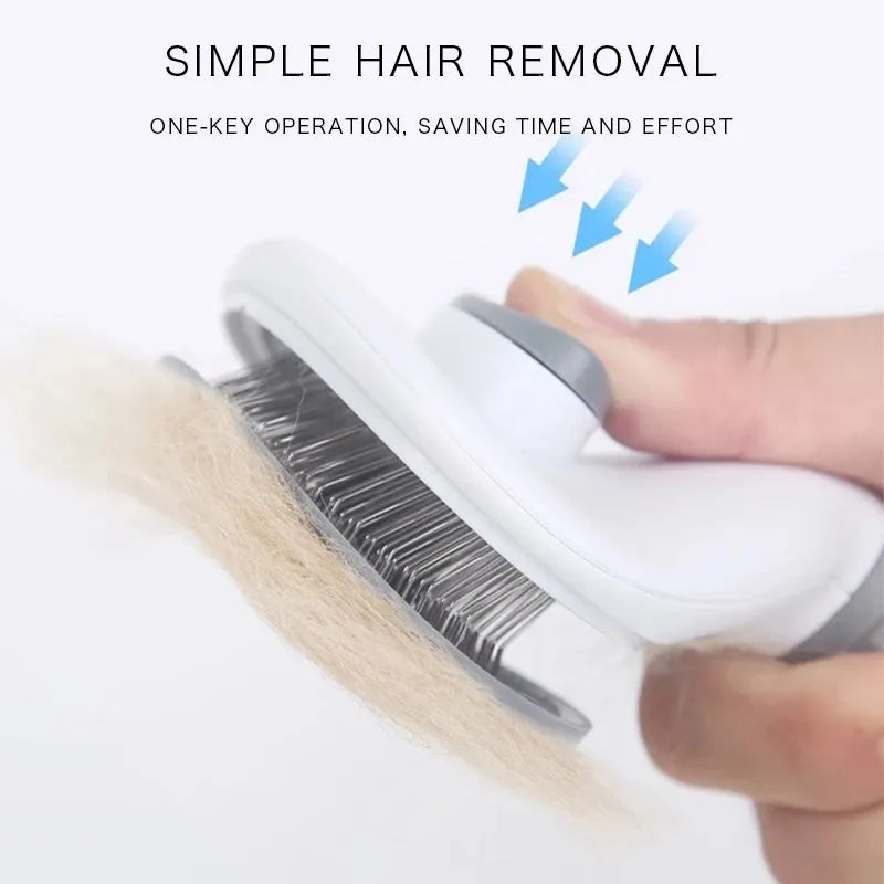 Brush for Pets Self Cleaning Hair Remover Brush