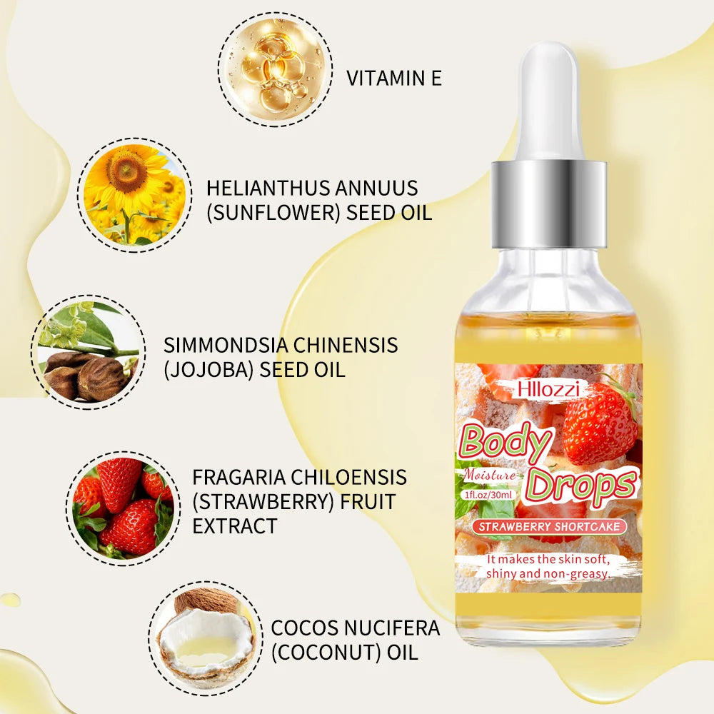 Body Glaze & Body Oil Combination for Massaging and Moisturizing