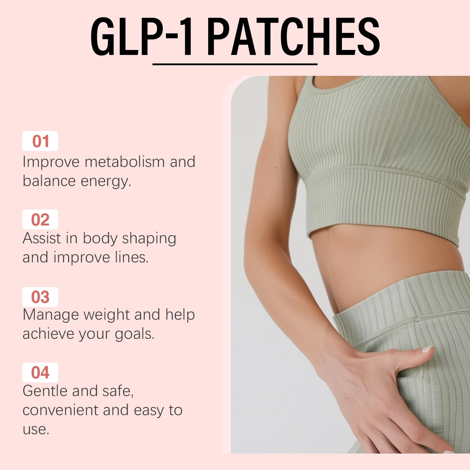 Body Shaping GLP-1 Patches Fat Burning