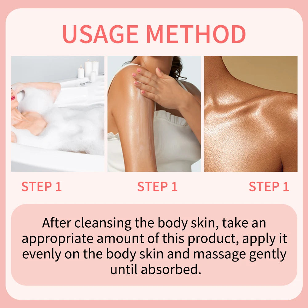 Body Glaze & Body Oil Combination for Massaging and Moisturizing