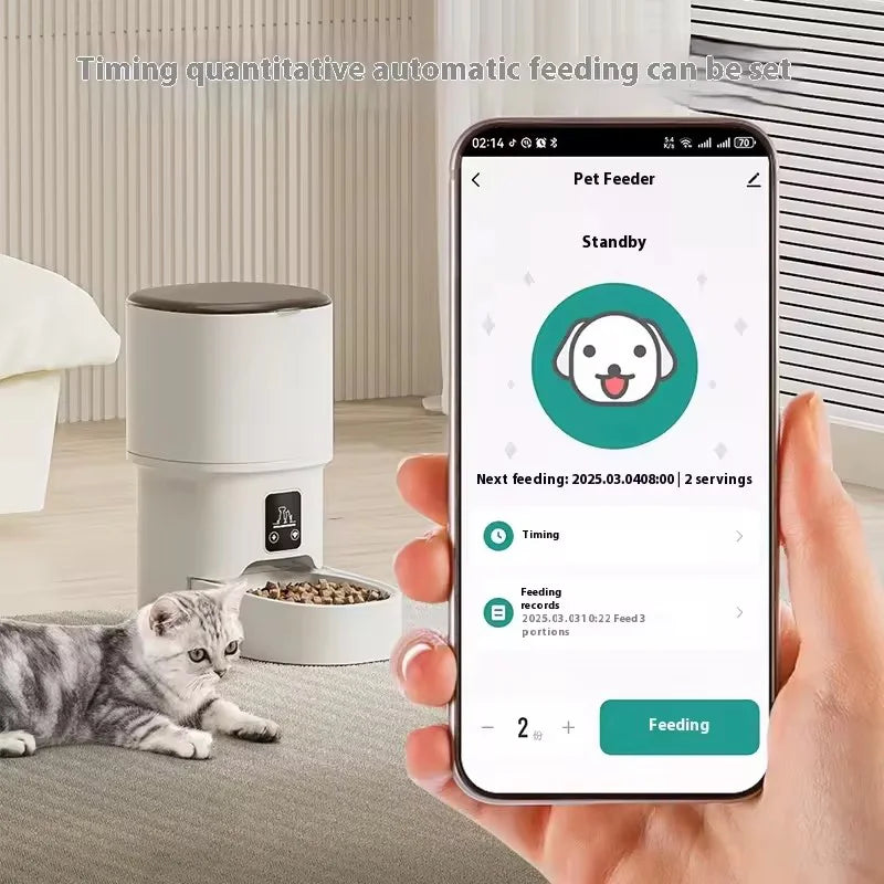 App Controlled Smart Pet Feeder Automatic Timer
