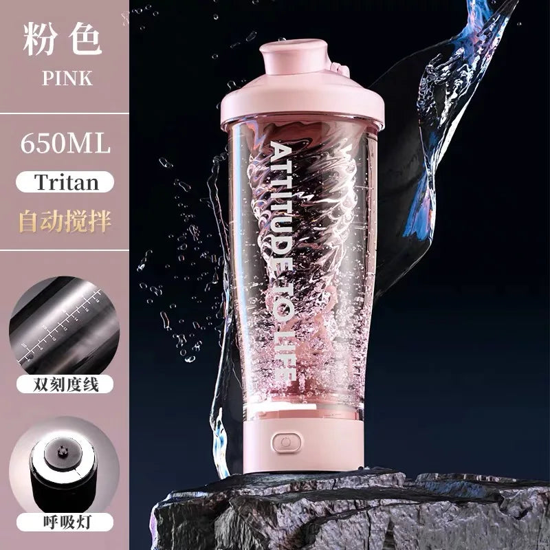 22Oz Electric  Shaker Bottles USB-Rechargeable