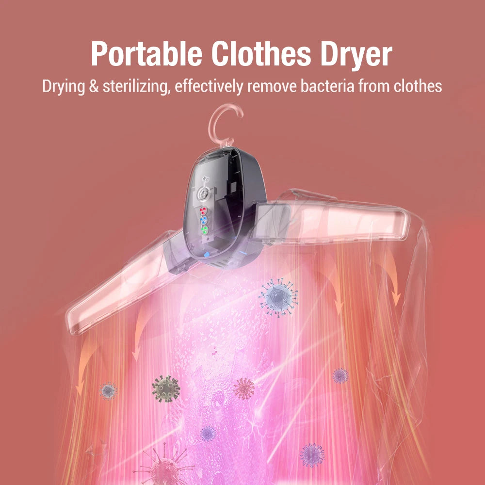 110-220V Mini Electric Portable Heated Clothes Dryer