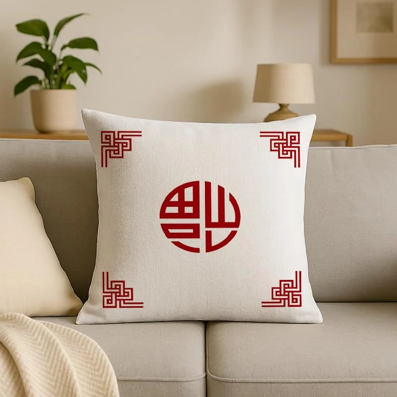Chinese Style 'Fu' Character Cushion
