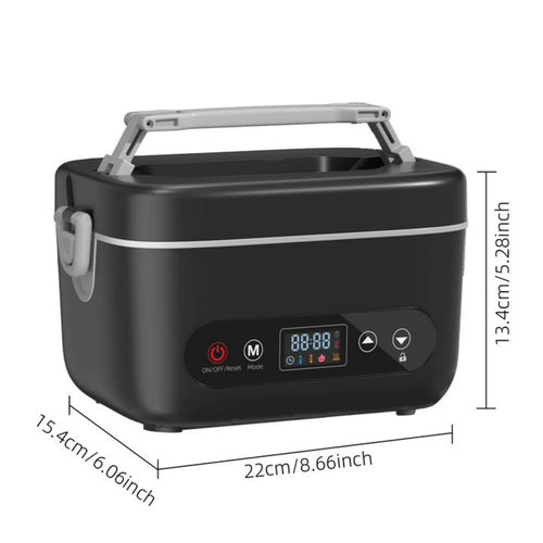 12000 mAh Wireless Lunch Box Portable Food Heater with Five-Sided Heating