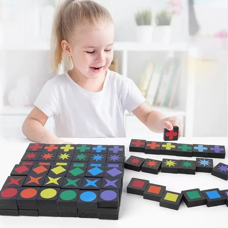Children's Educational Toys Qwirkle Wooden Chess