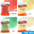 50g Hard Wax for Hair Removal Wax Beads for Sensitive Skin and Brazilian Waxing
