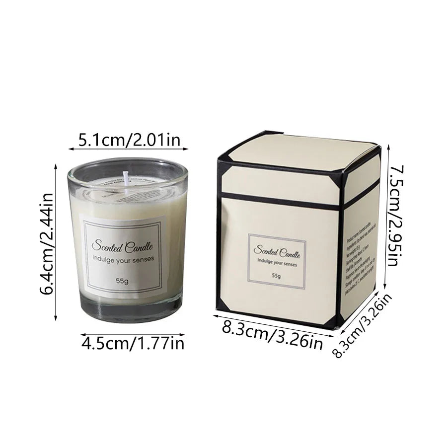 Aromatherapy Candle Premium Gift Box-HANDMADE and SMOKELESS