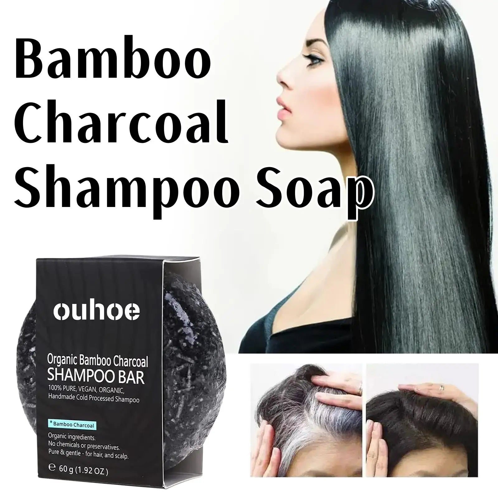Bamboo Charcoal Shampoo Soap