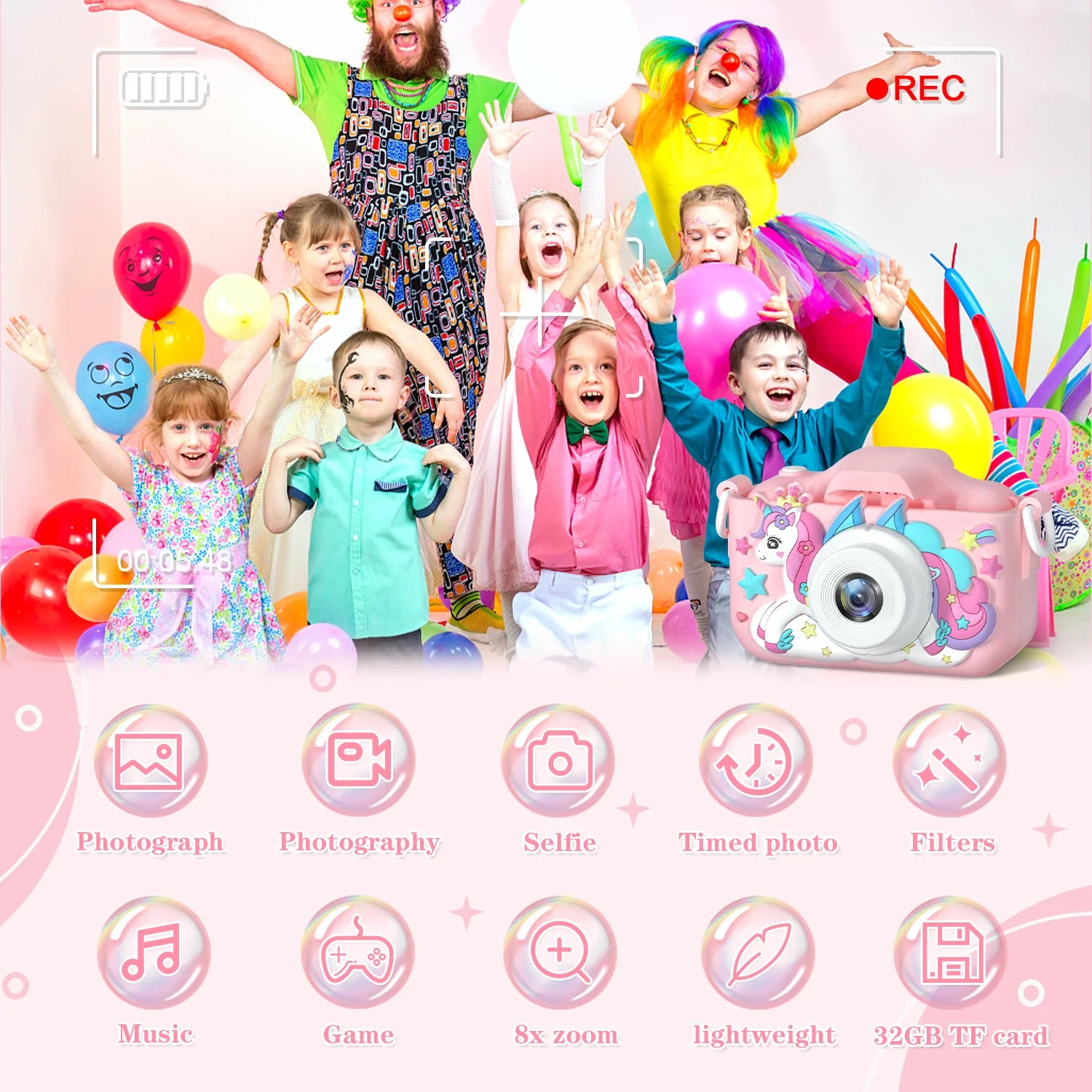 Children Camera 1080P HD